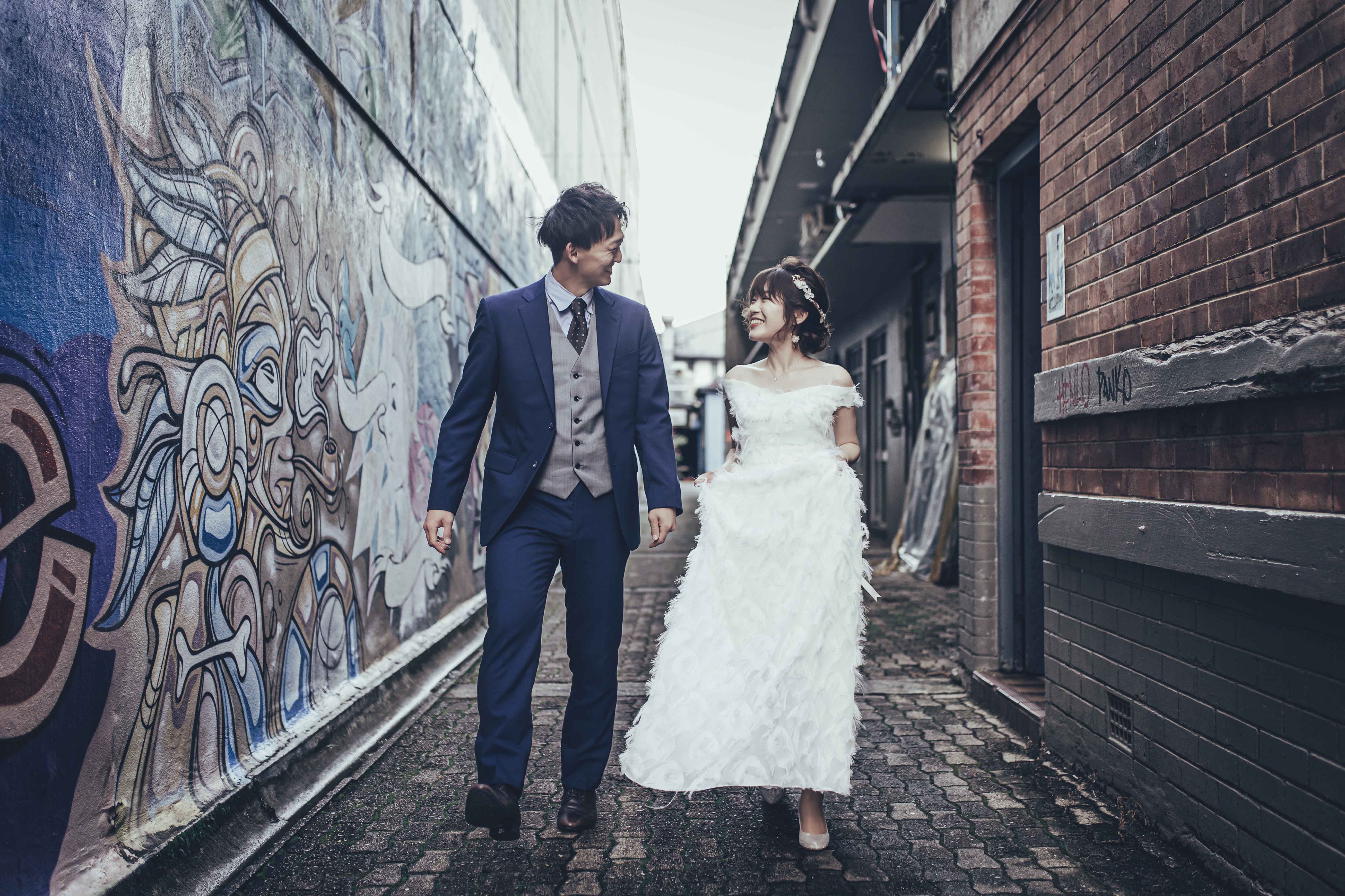 ケアンズの街中で撮影